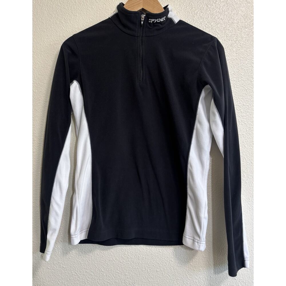Spyder Active Wear Sweater 1/4 Zip Gorpcore Running Outdoor Women's Size 12